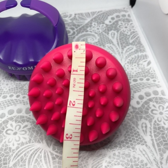 NEW Scalp Massager Shampoo Brush Scalp Brush Hair Scrubber NWT pack of 2 - Picture 5 of 9